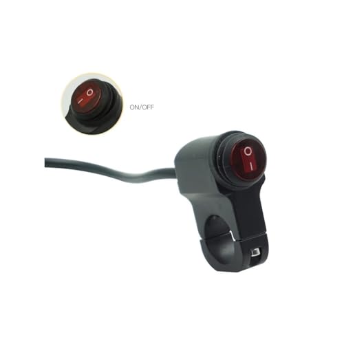 CentIoT - Waterproof Aluminum Alloy bike Handle bar switch - 12V 16A 3 Wire 22mm