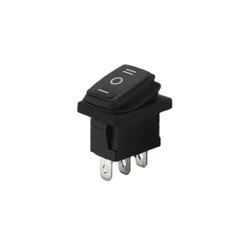 CentIoT - Waterproof Rocker Switch - IP65 KCD1 21 X 15MM 250V 6A 3PIN ON-OFF-ON SPDT 3 Positions