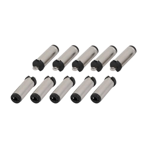 CentIoT - DC Power Plug Female - 5.5 x 2.1 3A Cable Mount Flat pin (Pack of 10)