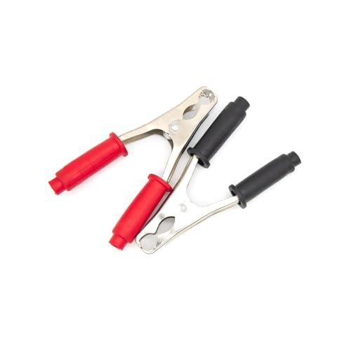 CentIoT - Heavy duty fully PVC insulated alligator crocodile clamps, Pack of 2