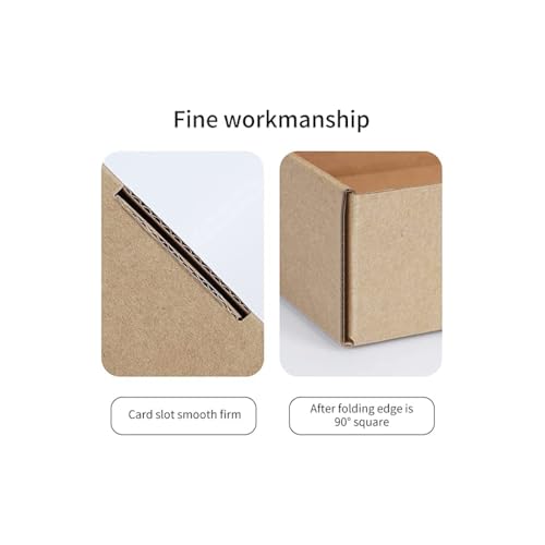 CentIoT - Corrugated Shipping Courier Sturdy Box - 3Ply Self-lock, Length 4 Inch - Width 3 Inch - Height 2 Inch (4x3x2 Inches, Brown Color)