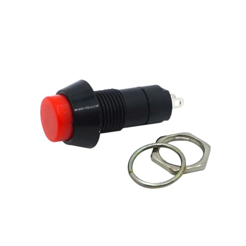 CentIoT - PBS-11A Circular Push Button Switch - 12MM Self-locking Latching