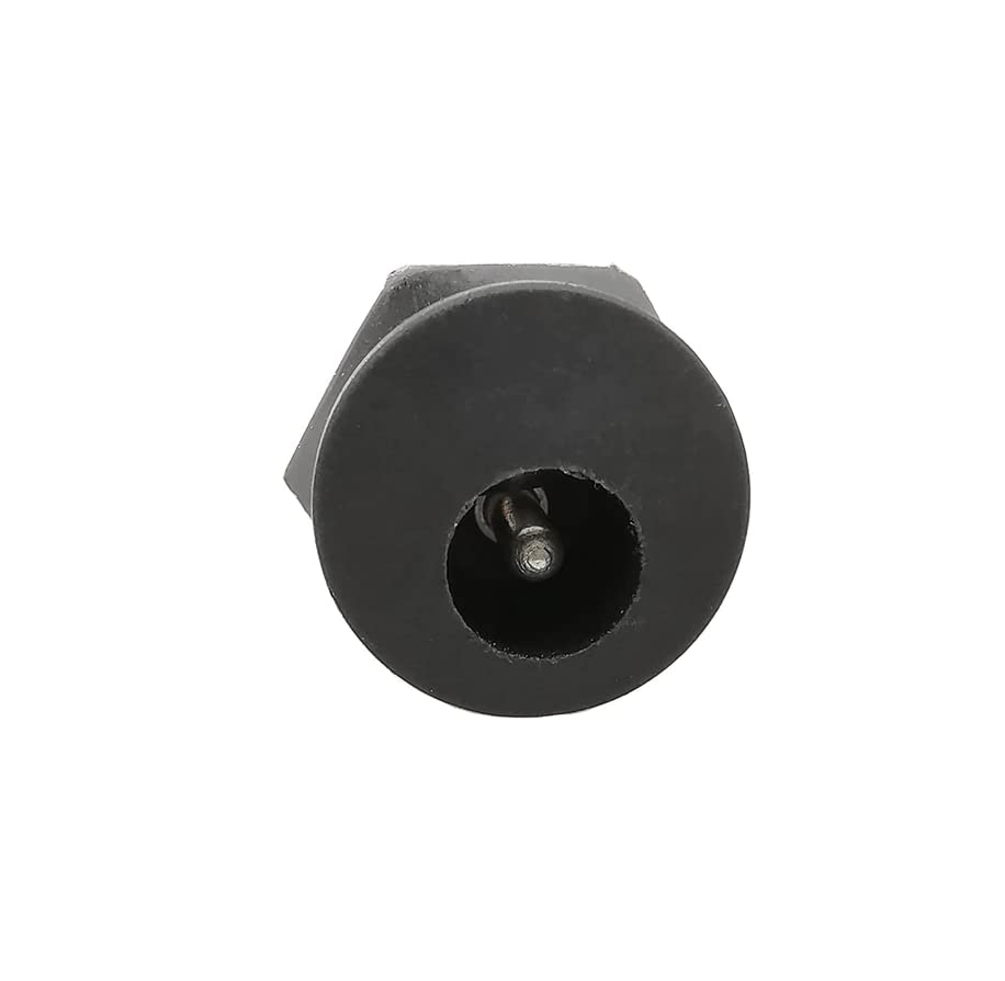 CentIoT - DC Jack male Socket Connector - Round Panel Chasis Mount 12V 3A (9mm Male Jack Center pin 2.5mm x 5.5, 5pcs)