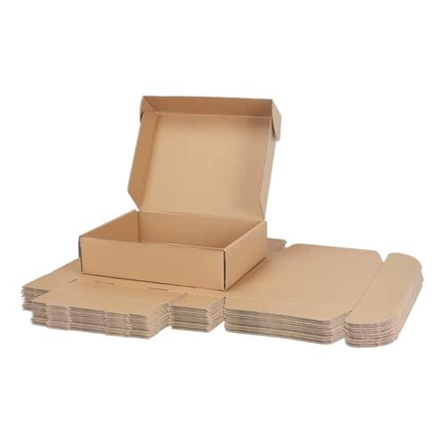 CentIoT - Corrugated Shipping Courier Sturdy Box - 3Ply Self-lock, Length 4 Inch - Width 3 Inch - Height 2 Inch (4x3x2 Inches, Brown Color)