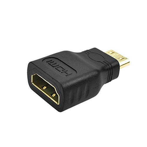 CentIoT - Gold-Plated 1080P Mini Male HDMI To Standard HDMI Female Extension Adapter Female To Male F-M HDMI Converter