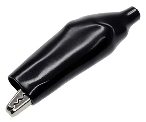 CentIoT - 55 MM Alligator Clip Medium size Crocodile clips test leads - 10PCS 5 Red + 5 Black (Soft handle)