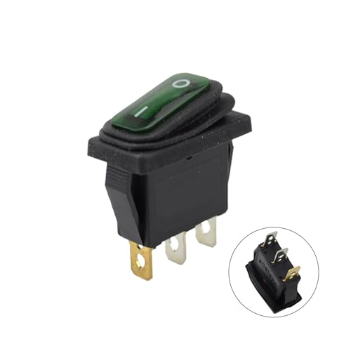 CentIoT - Waterproof Rocker Switch - IP65 KCD3 250V 35X18mm 15A 3PIN ON-OFF