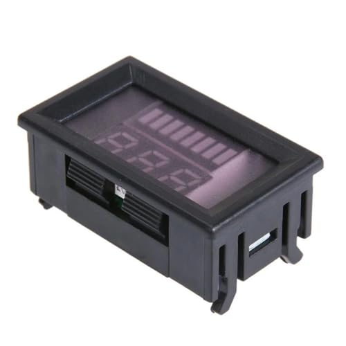 CentIoT - Battery Power Indicator - 12V 24V 36V 48V 60V 72V Auto Sense Lead-acid Battery Charge Level Indicator Voltmeter