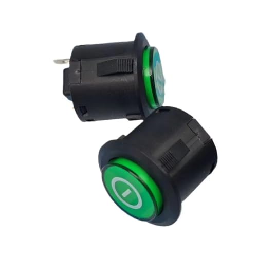 CentIoT - Illuminated LED SPST ON/OFF Circular Push Button self-locking Switch - 22MM 3Pin latching