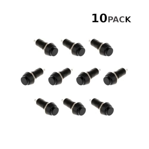 CentIoT - PBS-11A Circular Push Button Switch - 12MM Self-locking Latching