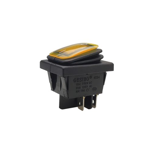 CentIoT - Waterproof Rocker Switch - IP65 KCD4 250V 16A 4PIN DPST ON-OFF