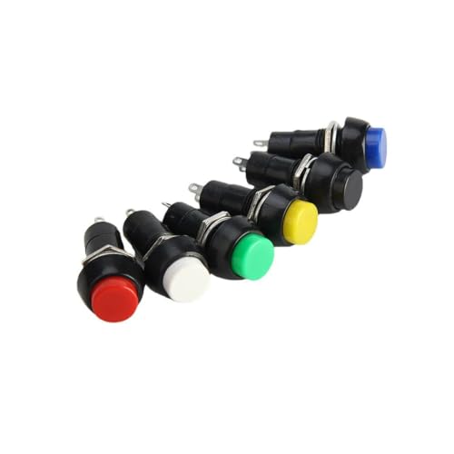 CentIoT - PBS-11A Circular Push Button Switch - 12MM Self-locking Latching