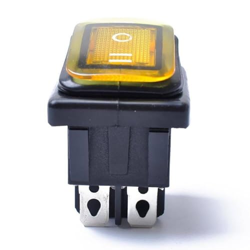 CentIoT - Waterproof Rocker Switch - IP65 KCD4 250V 16A 6PIN DPDT ON-OFF-ON