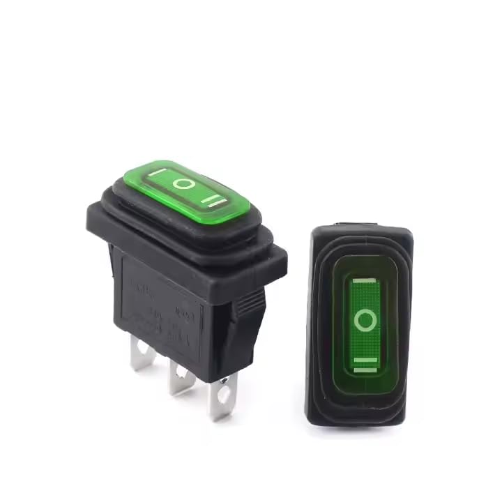 CentIoT - Waterproof Rocker Switch - IP65 KCD3 250V 35X18mm 15A 3PIN ON-OFF-ON SPDT