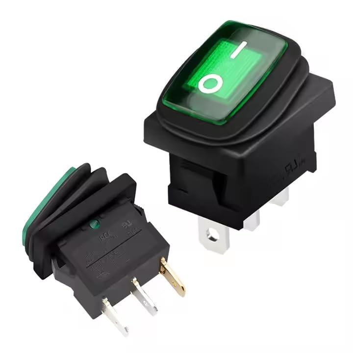 CentIoT - Waterproof Rocker Switch - IP65 KCD1 21 X 15MM 250V 6A 3PIN ON-OFF SPST