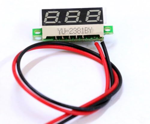 CentIoT - Mini Digital Voltmeter 0.28inch LED Display - 2.5-30V DC Two Wire