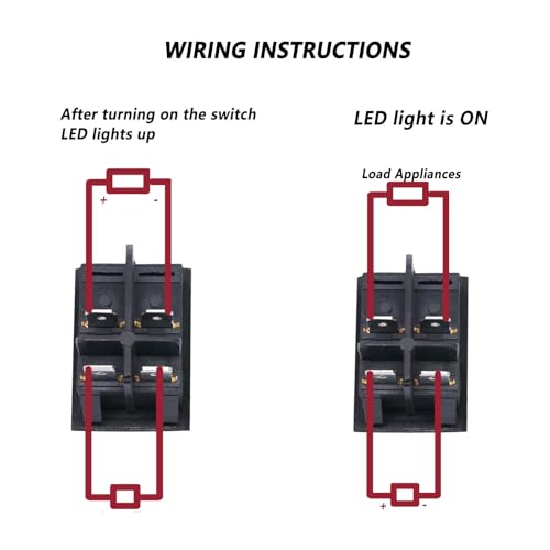CentIoT - Waterproof Rocker Switch - IP65 KCD4 250V 16A 4PIN DPST ON-OFF