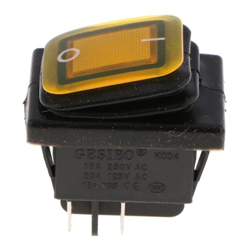 CentIoT - Waterproof Rocker Switch - IP65 KCD4 250V 16A 4PIN DPST ON-OFF