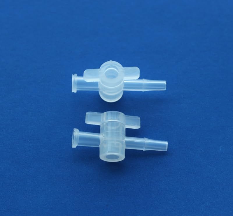 CentIoT - One-Way Stopcock Valve, Polypropylene, Female Luer to Male Luer