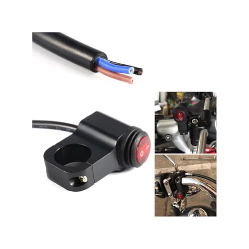 CentIoT - Waterproof Aluminum Alloy bike Handle bar switch - 12V 16A 3 Wire 22mm