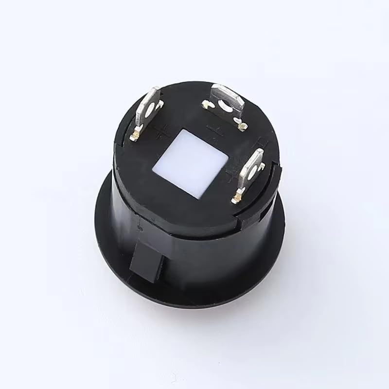 CentIoT - Illuminated LED SPST ON/OFF Circular Push Button self-locking Switch - 22MM 3Pin latching