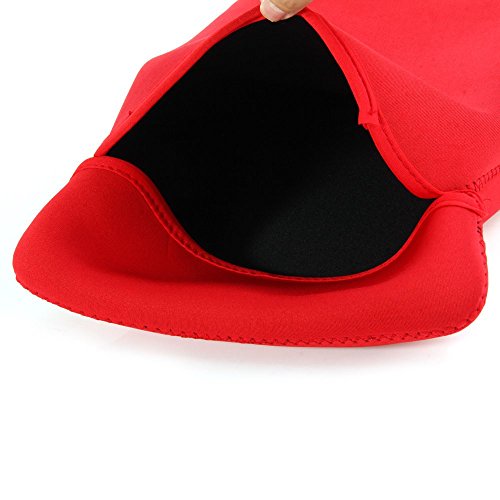 OrgyNX - Reversible Black & Red Durable Neoprene Notebook Laptop Case Sleeve Cover Fit (13")