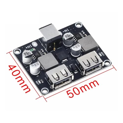 CentIoT - DC-DC Buck Converter 6-32V 9V 12V 24V to USB QC3.0 QC2.0 Charging Step Down Module (Dual USB Output)