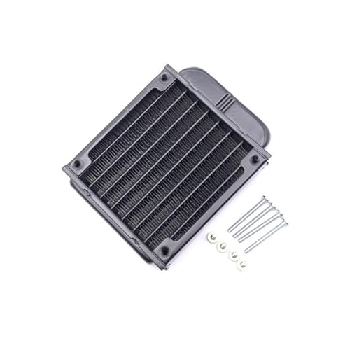 CentIoT - Radiator Water Cooler Tubes Heat Exchanger Aluminum Water Cooling CPU Heat Sink - For Gaming Computer and Peltier (60mm)
