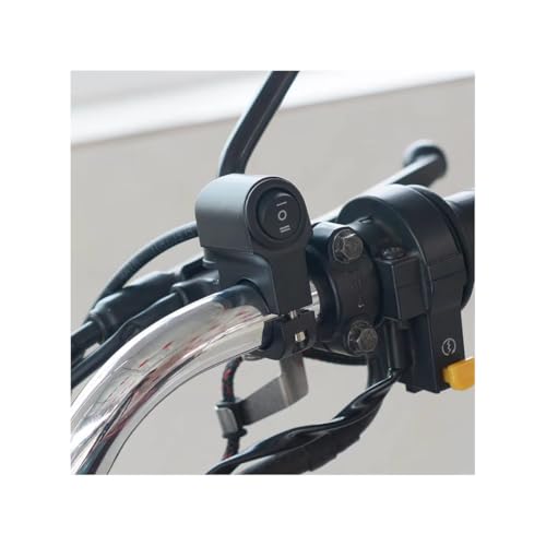 CentIoT - Waterproof Aluminum Alloy bike Handle bar switch - 12V 16A 3 Wire 22mm