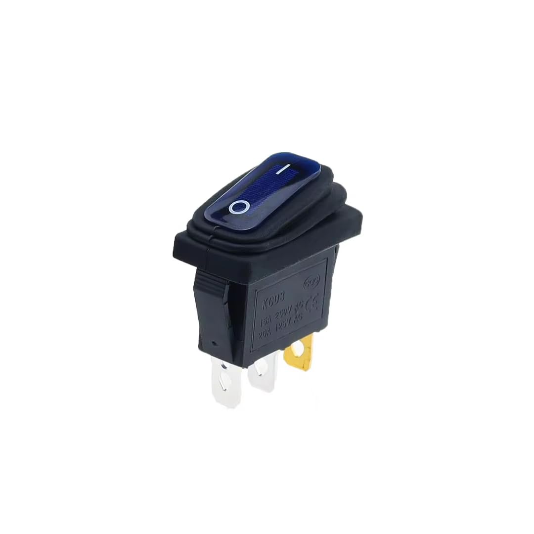 CentIoT - Waterproof Rocker Switch - IP65 KCD3 250V 35X18mm 15A 3PIN ON-OFF