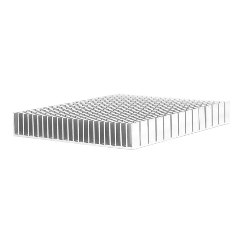 CentIoT - Aluminum HeatSink for electronic Chip LED RAM COOLER cooling (50x50x11mm, Silver)