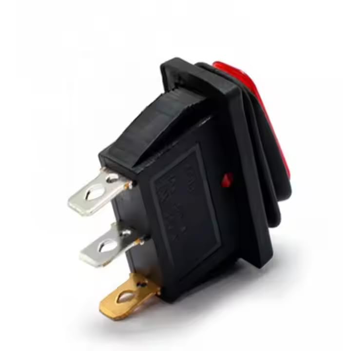 CentIoT - Waterproof Rocker Switch - IP65 KCD3 250V 35X18mm 15A 3PIN ON-OFF