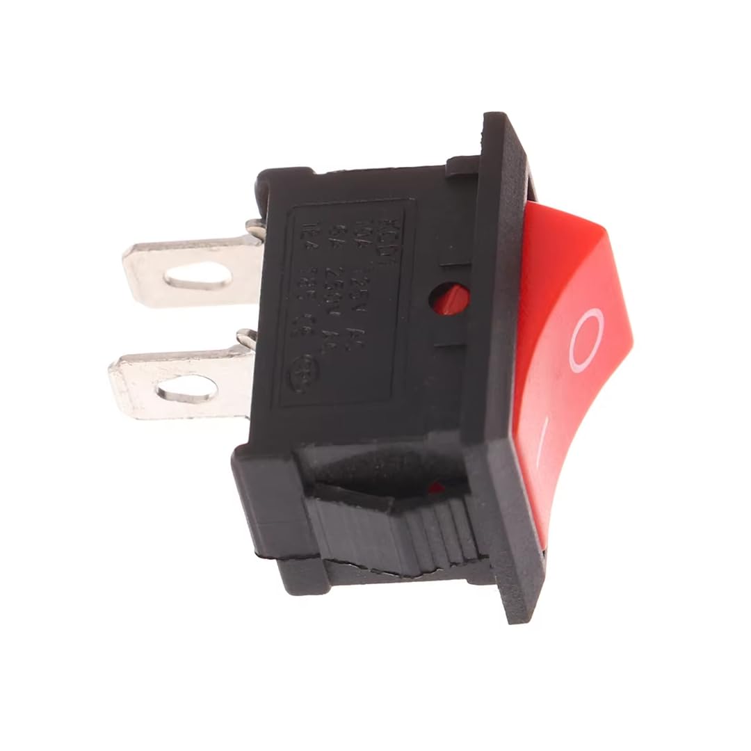 CentIoT - Rocker Switch - KCD1 snap fit 250V 6A SPST ON-OFF 2 Position, 2PIN