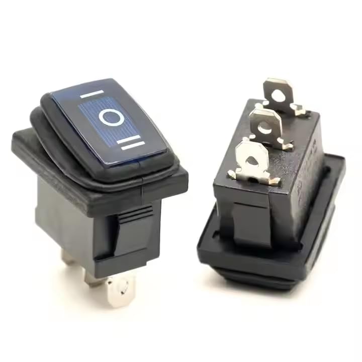 CentIoT - Waterproof Rocker Switch - IP65 KCD1 21 X 15MM 250V 6A 3PIN ON-OFF SPST