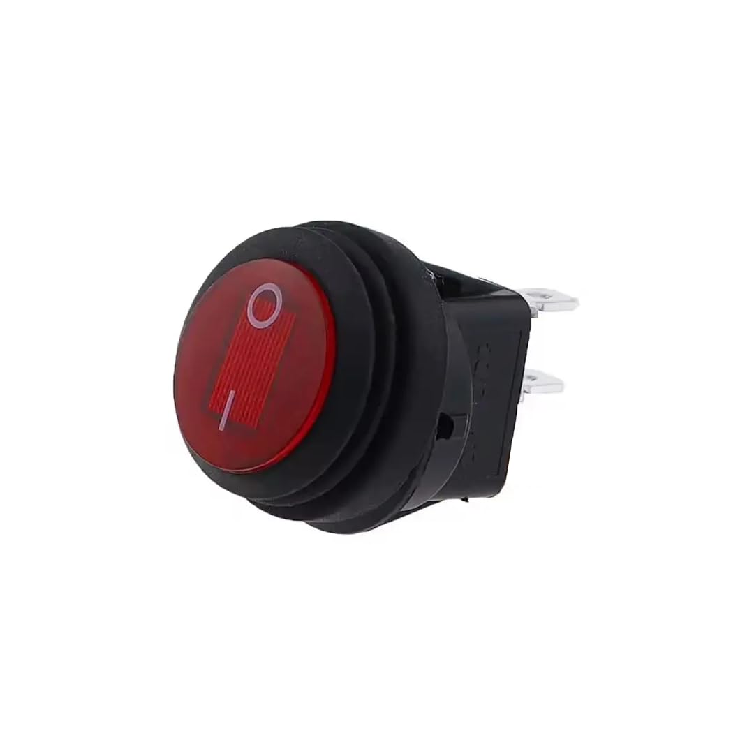 CentIoT - Waterproof Round Rocker Switch - IP65 KCD1 250V 6A 2PIN ON-OFF SPST
