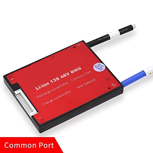 CentIoT® - 13S 48V 15A 25A 35A 45A 60A BMS Battery Management System PCM PCBA for 18650 Lithium Ion Battery Pack with Balance, heatsink, Waterproof