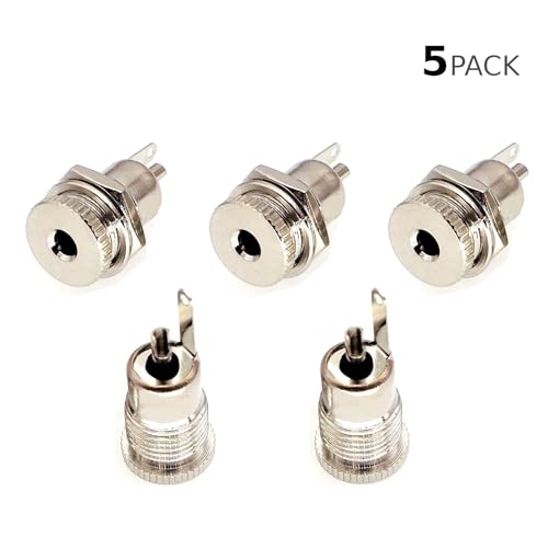 CentIoT - DC Power Jack Male Socket - Panel Mount Full Metal