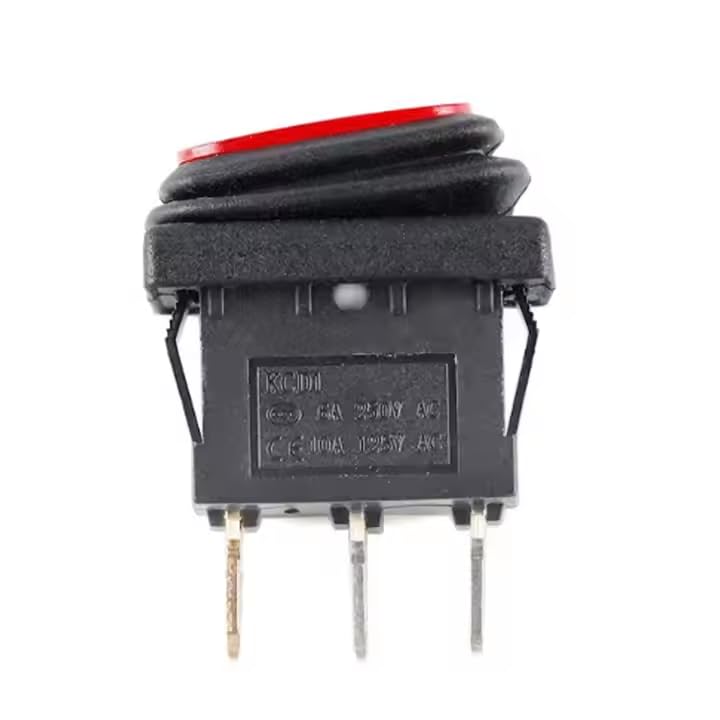 CentIoT - Waterproof Rocker Switch - IP65 KCD1 21 X 15MM 250V 6A 3PIN ON-OFF SPST