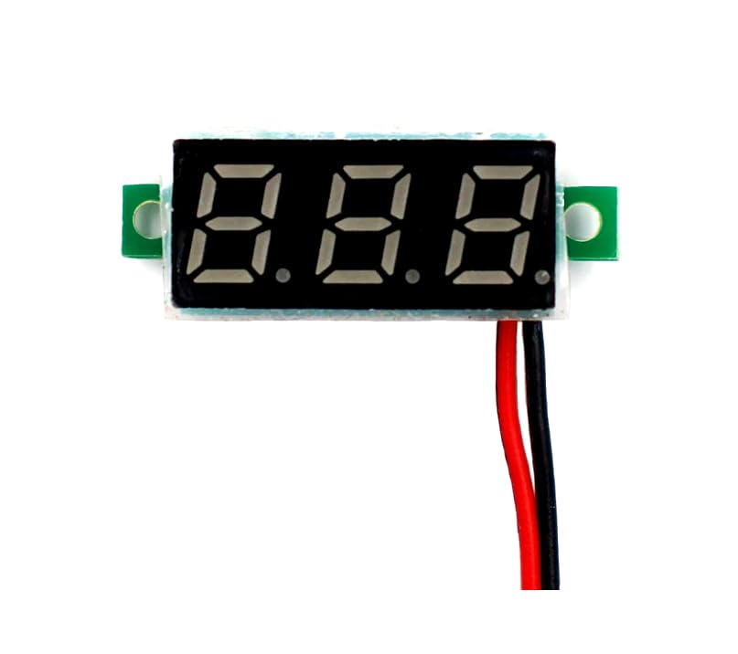 CentIoT - Mini Digital Voltmeter 0.28inch LED Display - 2.5-30V DC Two Wire