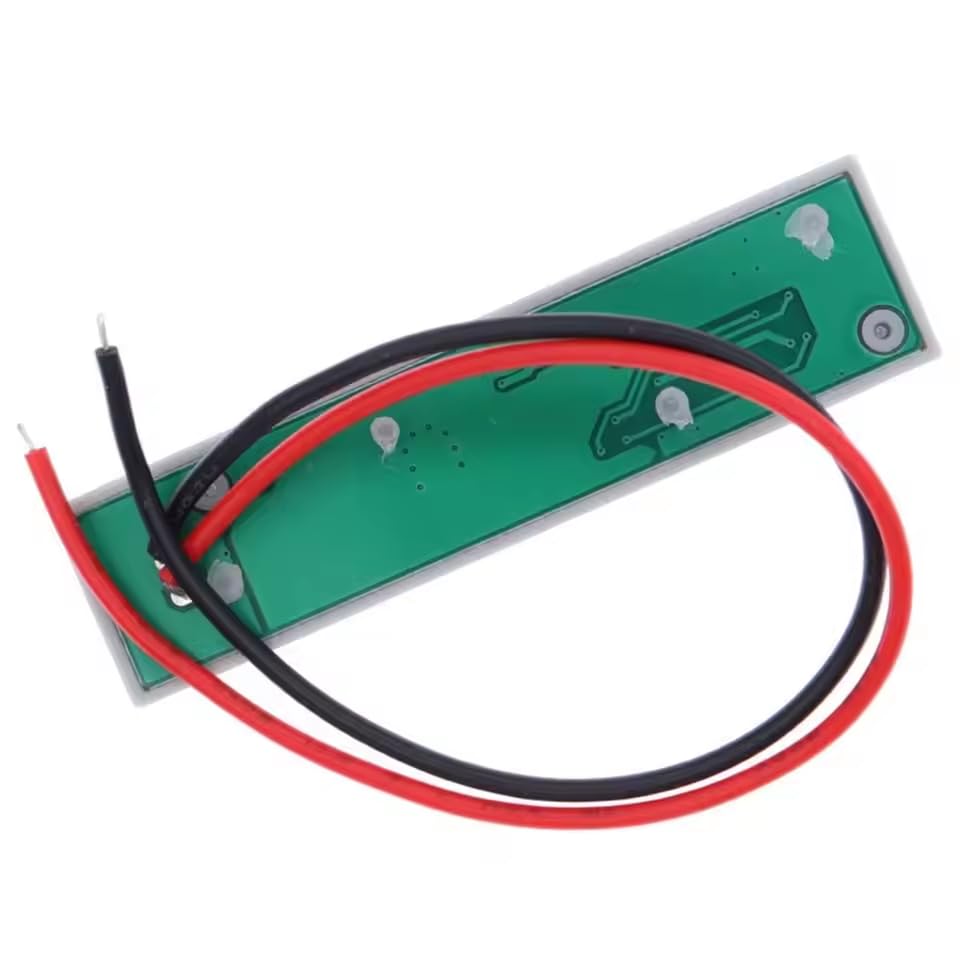 CentIoT - Battery Power Indicator - 18650 Li-ion lipo Lithium Battery Capacity Indicator Power LED Display PCB Board Meter Tester - with switch and Bezel 6CM