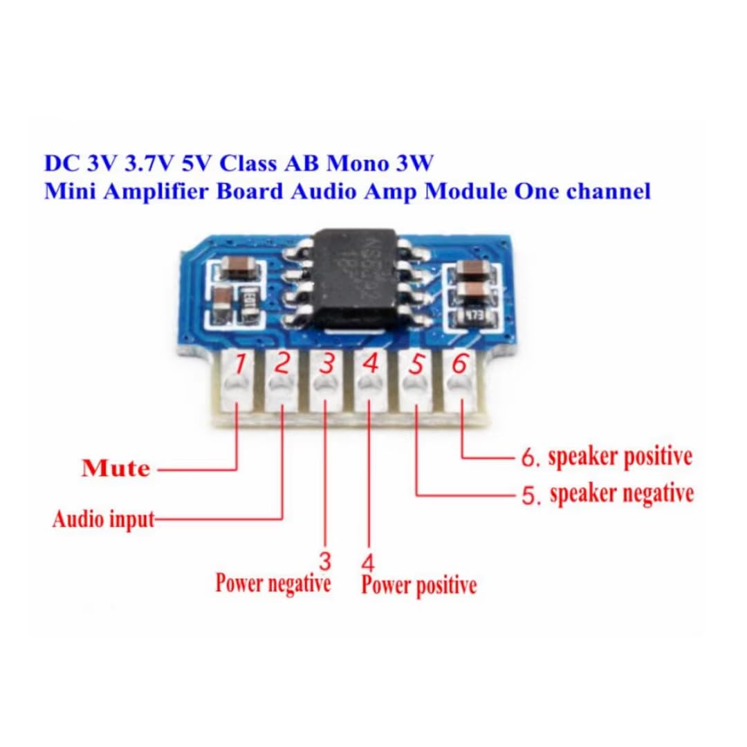 CentIoT - NS8002 DC 3V Mini Mono Amplifier Class AB Amplifier Circuit