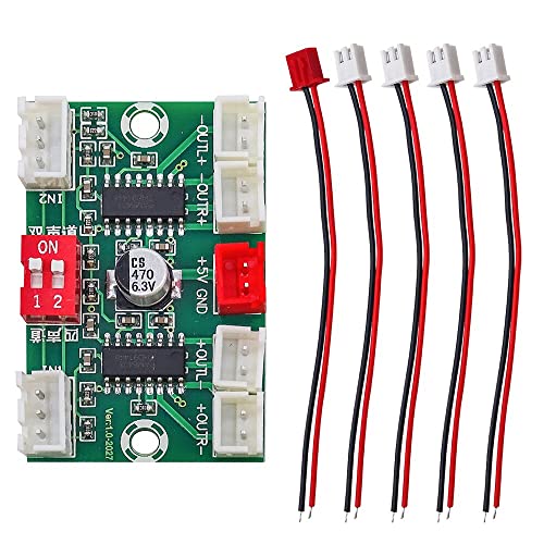 CentIoT - XH-A156 4 Channels 3W*4 DC 5V Mini PAM8403 Digital Audio Stereo Amplifier Board with Cable For Speaker