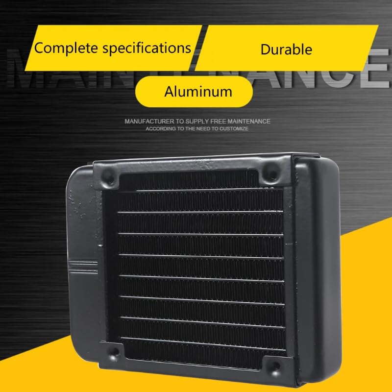 CentIoT - Radiator Water Cooler Tubes Heat Exchanger Aluminum Water Cooling CPU Heat Sink | For Gaming Computer and Peltier