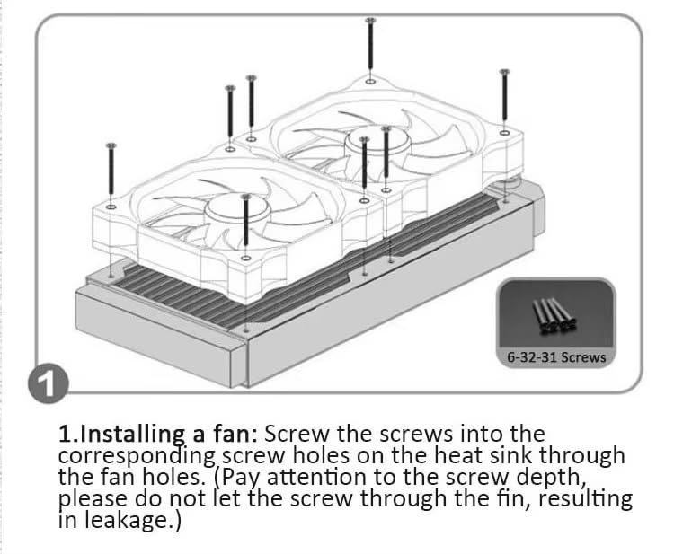 CentIoT - Radiator Water Cooler Tubes Heat Exchanger Aluminum Water Cooling CPU Heat Sink | For Gaming Computer and Peltier