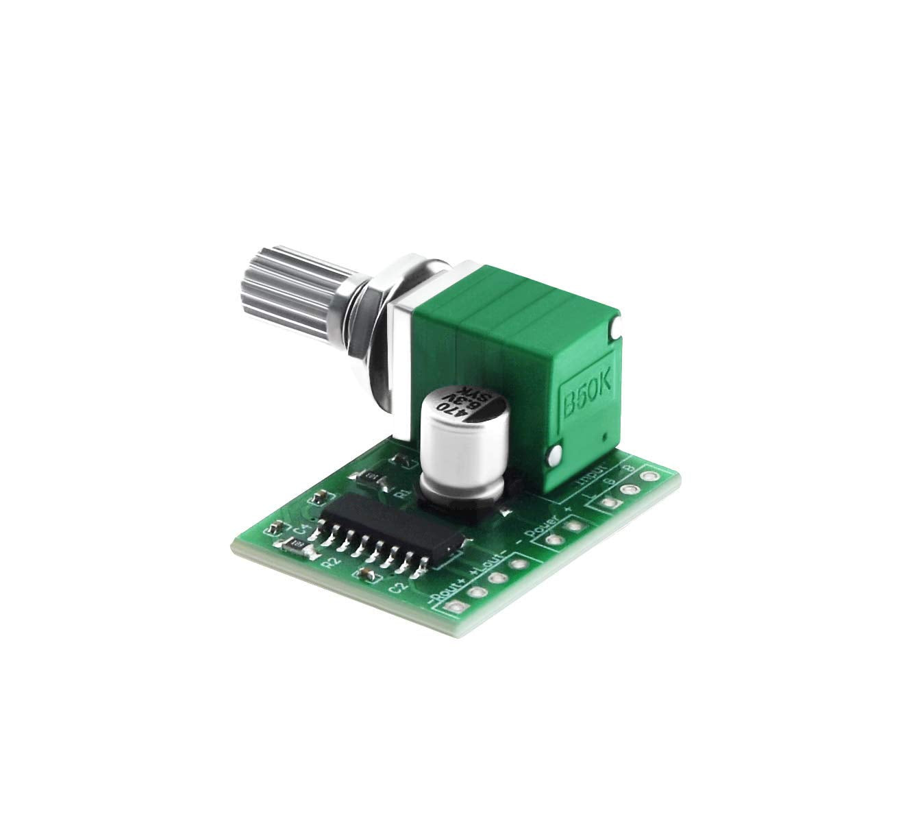 CentIoT - 5V 2 Channel Stereo mini Class D Digital Audio Power Amplifier Board (PAM8403 2x3W with Volume)