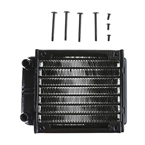 CentIoT - Radiator Water Cooler Tubes Heat Exchanger Aluminum Water Cooling CPU Heat Sink | For Gaming Computer and Peltier (80mm)