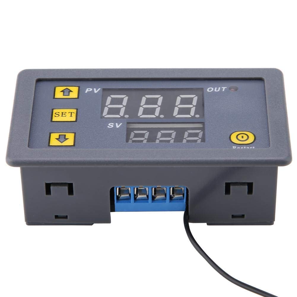CentIoT - W3230 DC 12V - LED Digital Temperature Controller Thermostat - Heating Cooling Control Switch Instrument NTC Sensor