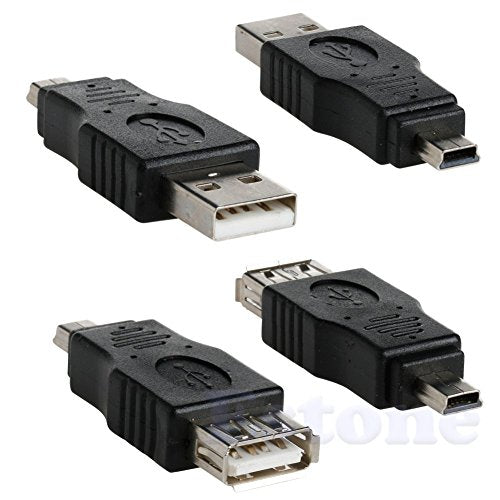 CentIoT - 5 Pin F/m Mini Male to Female Micro USB Changer Converter Adapter (Set of 10 Pieces)