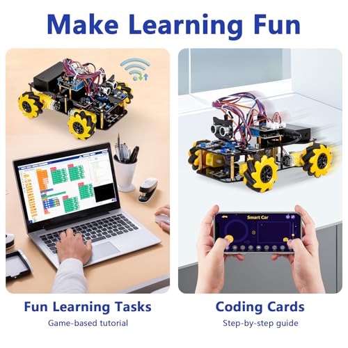 ACEBOTT Smart Car kit Functions STEM Coding for Ages 12-16,16+