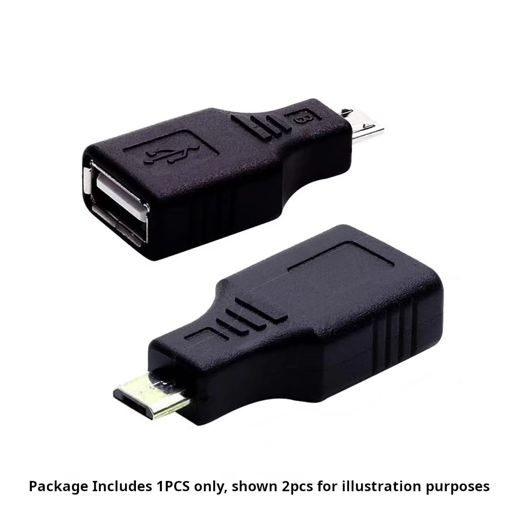 CentIoT - USB to USB OTG Coupler Adapter – Type A Female -to-Micro B 5Pin Male Converter